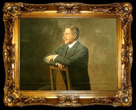 framed  johan krouthen portratt av verner von heidenstam, ta009-2